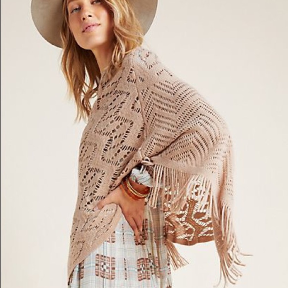 NWT Anthropologie Beatrix Poncho